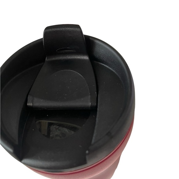 Starbucks Barista 2001 Red Travel Mug 16 ounces with Grip handle and lid - Picture 3 of 5